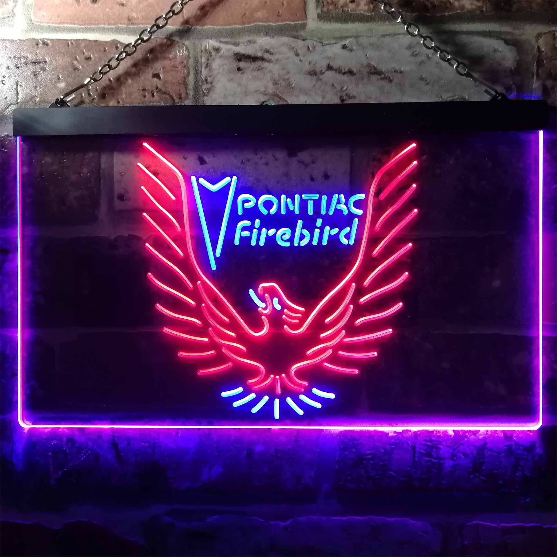 Pontiac Firebird Dual LED Neon Light Sign